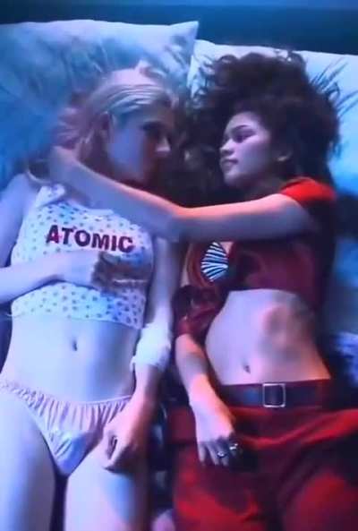 Zendaya and Hunter Schafer in Euphoria