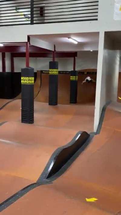 Kieran Wooley doing some tricks