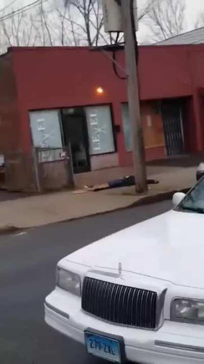 Rocked hard KO with a foldable chair