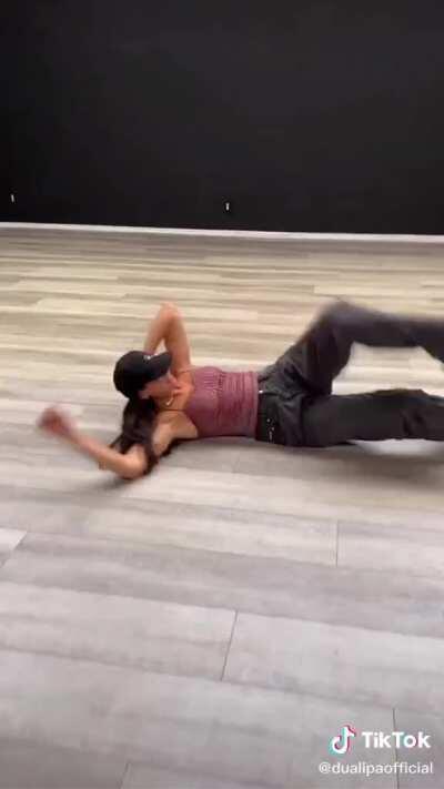 Dua doing the WAP dance