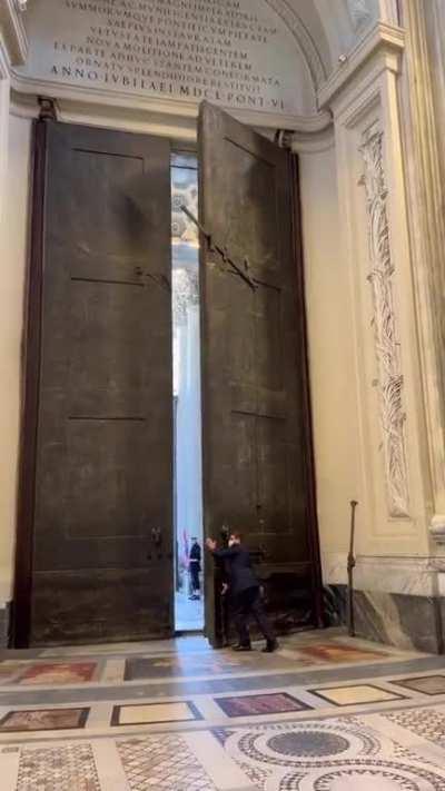 These 2000 year old doors of St. John Lateran Cathedral in Rome