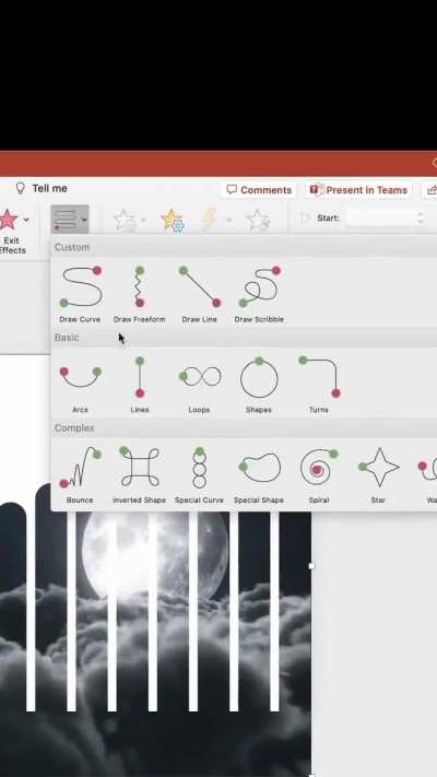 So we can do graphic design work now with PowerPoint