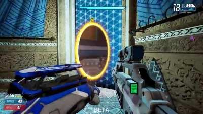 If you haven't heard of splitgate (like me until yesterday) try it out, free to play and lots of fun. It's a cross between Portal and Halo