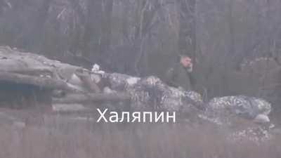 ru pov. Ukrainian soldier gets shot by sniper