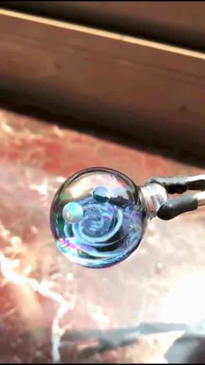 Galaxy inspired resin art