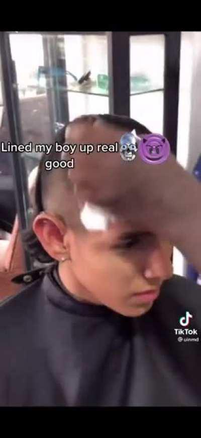 My man's staying indoors for the next couple week