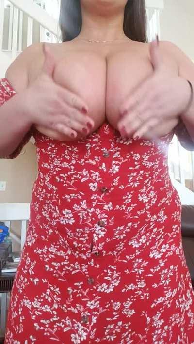 My huge tits felt extra bouncy..