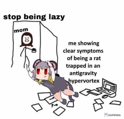 I hate it when mom ignores clear symptoms :(