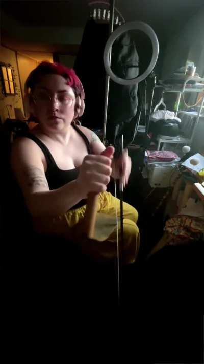 Musical saws are not that unusual, but I feel like you guys may enjoy this nonetheless! Saw duet of “Tonight You Belong to Me”.