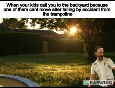 I should have been watching them