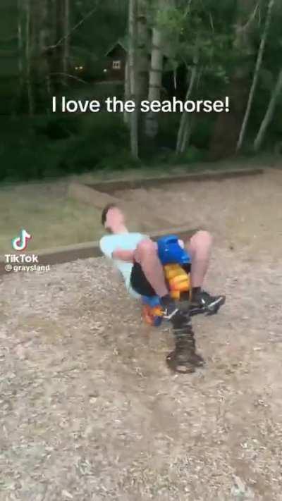 DANNY GET OFF THE SEAHORSE!!