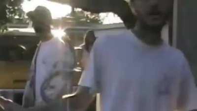 White tee footage.