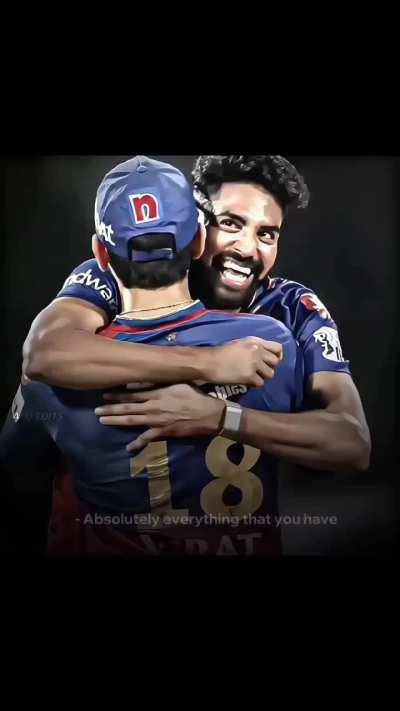 Thank you Virat for teaching me the importance of that 1% 🤝