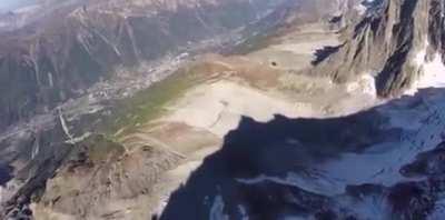Wingsuit crash at 90+ mph