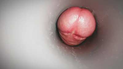 Thats how it looks when I cum balls deep in you. 