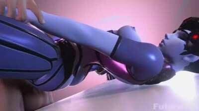 Futa Widowmaker split fuck (Futuretist) [Overwatch]