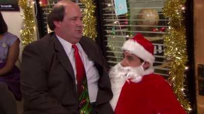 Michael gets dead leg, you can hear the cast just trying not to laugh!