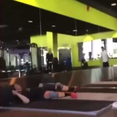 Gym sesh goes wrong