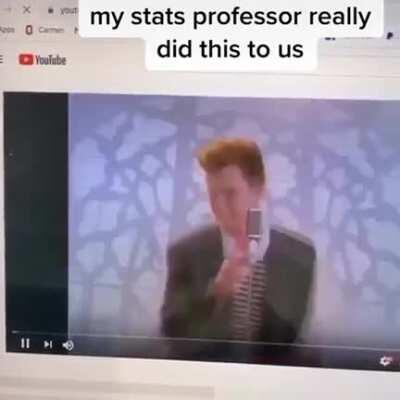 Top talent Rick roller.