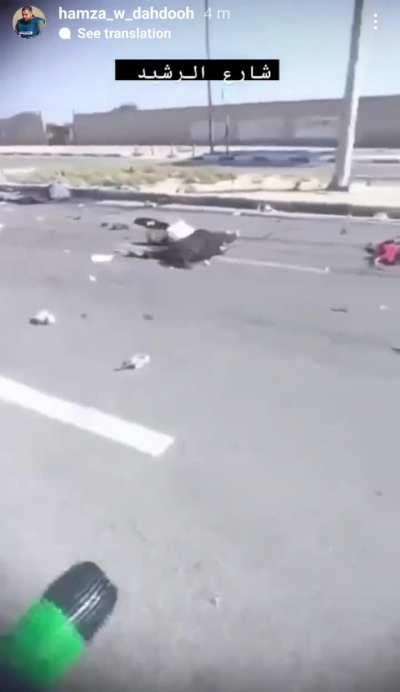 Al-Shaheed street in gaza after israeli occupation targeted civilians 