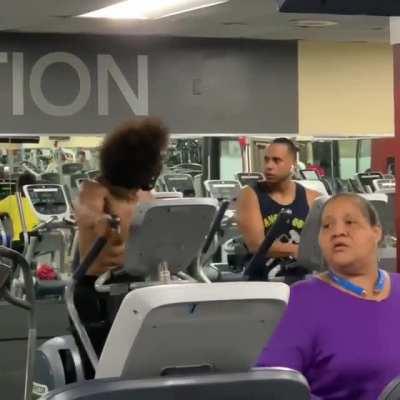 The guy got intimidated and left