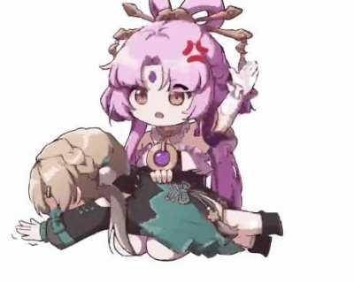 Fu Xuan taking Qingque's correction into her own hands ð¢ð¢ð¢