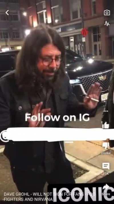 These people have no shame. Poor Dave Grohl