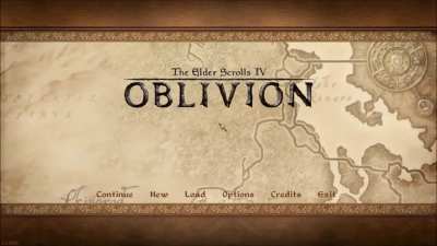 Oblivion remake menu screen leaked