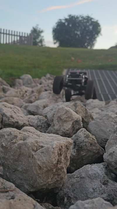 Trail Buggy in the rocks (I really want to get the led kit for it and a light bar)