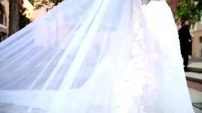 Bride doing a photo shoot