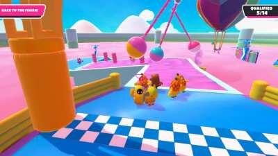 When you run into your twin at the end of Slime Climb