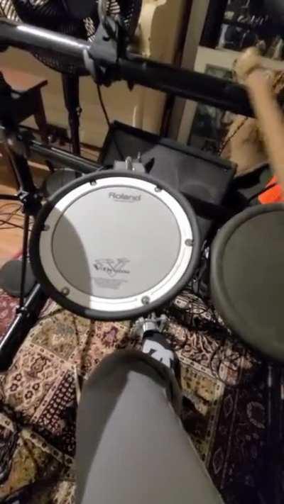 Finally learned how to play Back in Black on the drums.