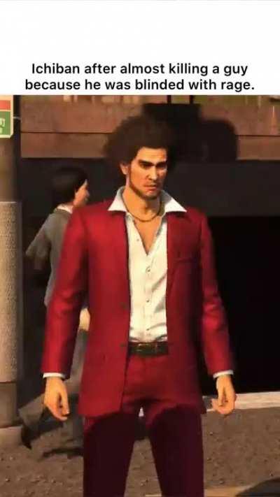 He is a human after all. (Potential Yakuza 7 spoiler)