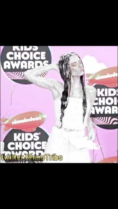 Dixie getting slimed