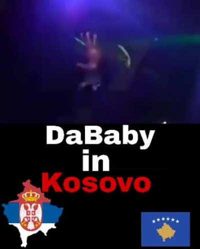 throwback to when DaBaby performed in Serbia