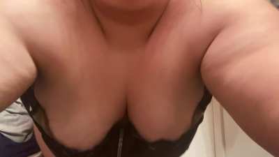 Front POV of me riding my dildo