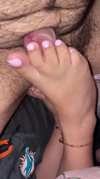 Wifey making my cock ooze precum