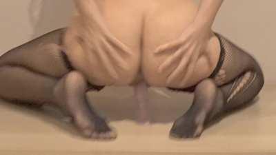 My first time trying a dildo! Just training. [OC]