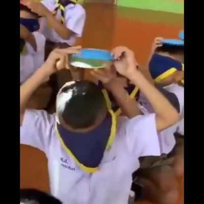 Funds going from donors to the needy