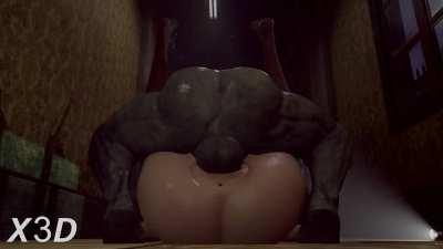 Mr X and Ashley mating press (X3D, Kassioppia)