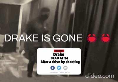 Drake is gone 🦀🦀
