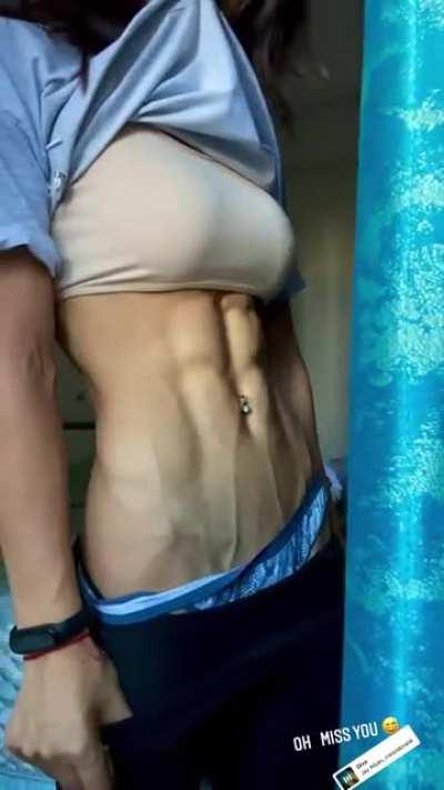 Veiny abs🔥🔥🔥