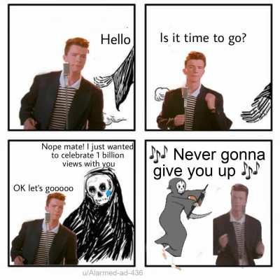 Wholesome rickroll