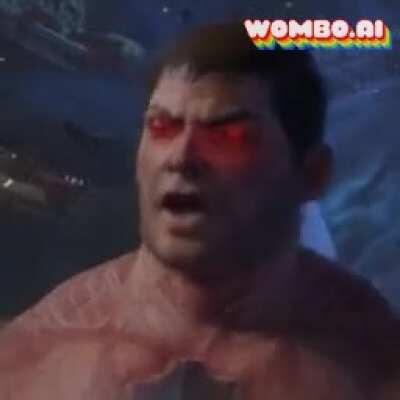 I did the WOMBO thing on Dark Lord and uhh... he looks so happy and so angry at the same time.