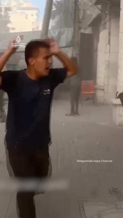 Aftermath of Israeli strikes on Gaza City