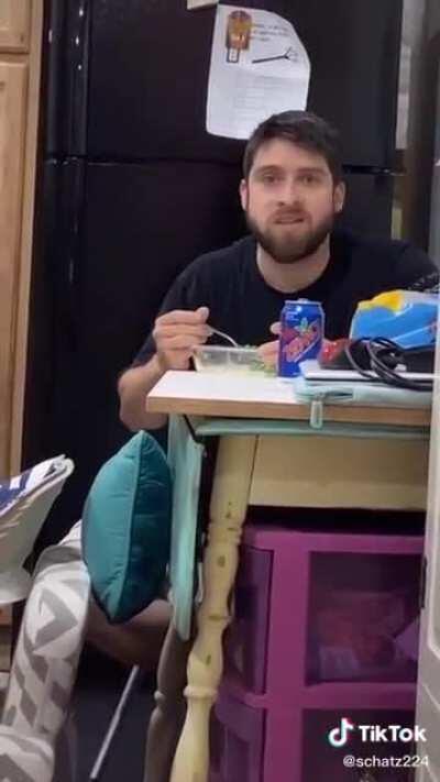 Calling him by his first name