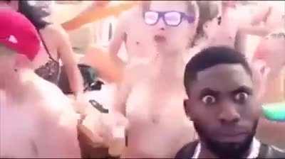 This got me a 30 day ban on Facebook and was also taken down by iFunny. I've yet to understand why. It seems funny and harmless to me