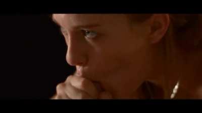 Leila finishes him off and then gives us a little butt wobble