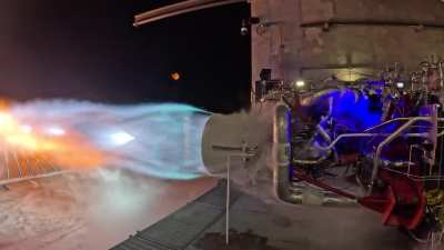 Rocket Lab Archimedes test firing