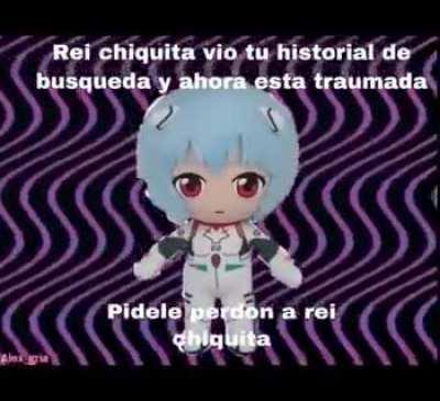 Rei plush saw your search history and now she's traumatized, apologize to rei plush